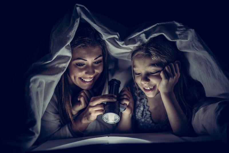 Mother And Daughter Reading