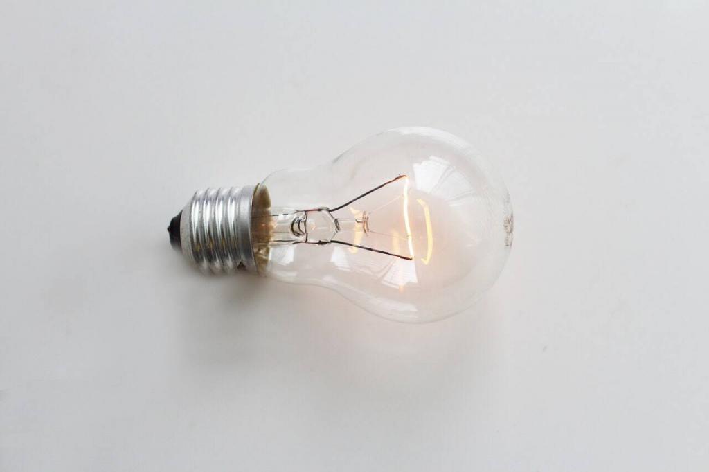 Light from an 2024 incandescent bulb